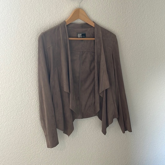 Suede Real Leather Jacket - Picture 1 of 3